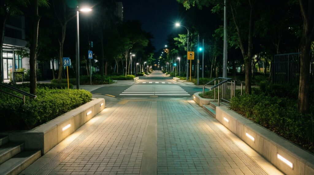 Жильё и городская среда: благоустройство, парки, освещение и общественные пространства - иллюстрация