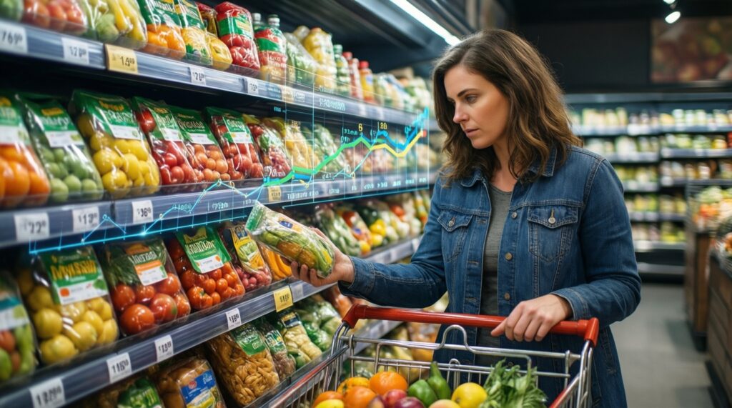 Цены и потребительская корзина: мониторинг стоимости топлива, продуктов и услуг - иллюстрация